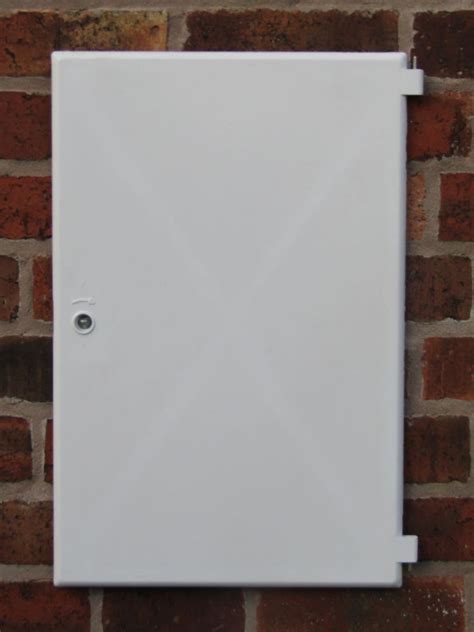 outside electrical box door|outside electric meter box door.